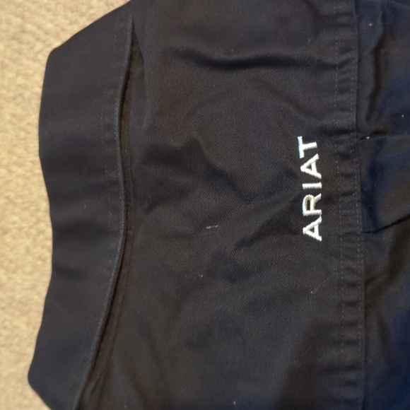 Mens Ariat Team Logo Twill Classic Fit Button down Shirt Size Medium Black/White - Picture 7 of 7